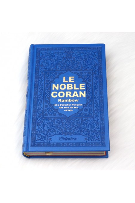 Koraani Rainbow AR/FR/PH Nahkakansi - Orientica-kustannukset-Tafsir & Coran-Safwa Boutique