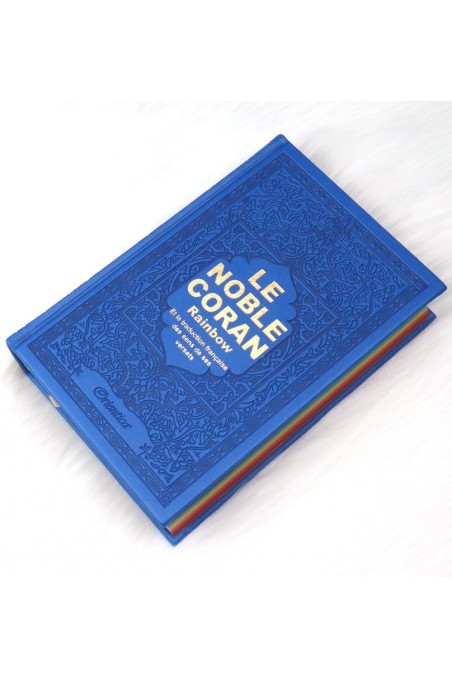 Coran Rainbow AR/FR/PH Couverture Cuir - Éditions Orientica-Tafsir & Coran-Safwa Boutique