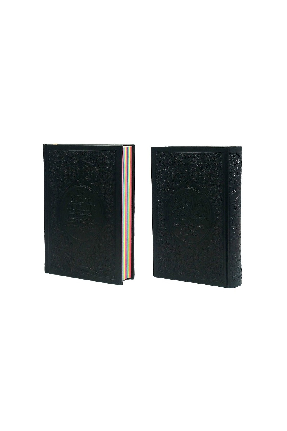 Coran Rainbow AR/FR/PH Couverture Cuir - Éditions Orientica-Tafsir & Coran-Safwa Boutique