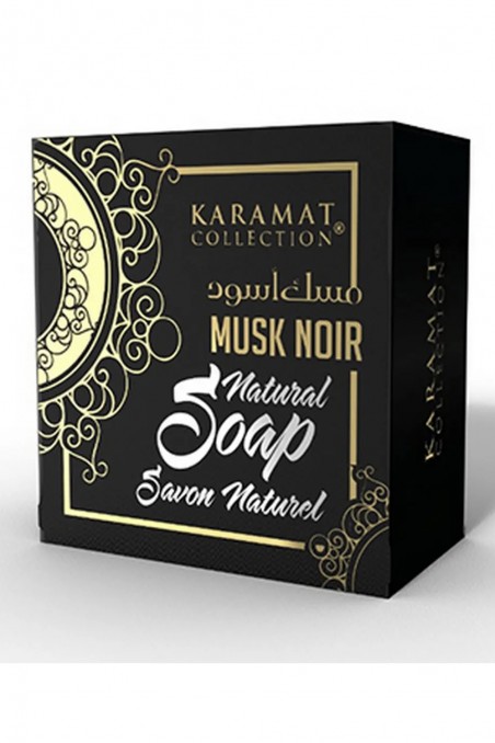 Naturliga tvålar Musk Svart tvål 125g - Karamat Samling-Savons & Shampoing-Safwa Boutique