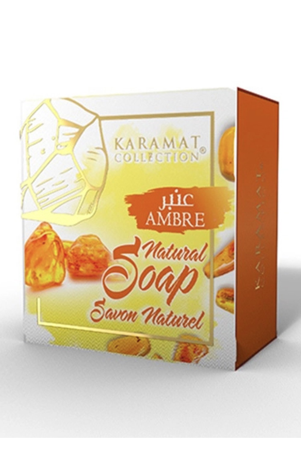 Saponi naturali sapone d'Ambra 125g - Collezione Karamat-Savons & Shampoing-Safwa Boutique