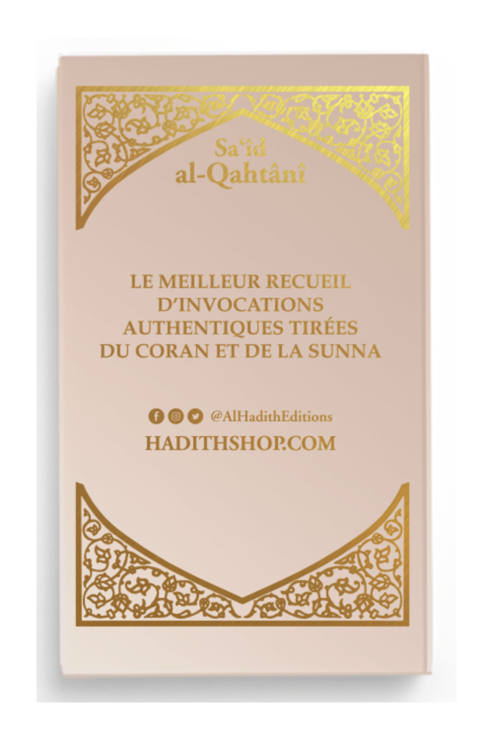 La cittadella del musulmano AR/FR/fonetica di Sa'id al-Qahtani - Edizione Al-Hadith-Rappels & Invocations-Safwa Boutique