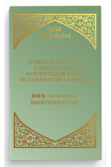 Muslimin linnoitus AR/FR/fonetiikka Sa'îd al-Qahtânî - Al-Hadîth -painos-Rappels & Invocations-Safwa Boutique