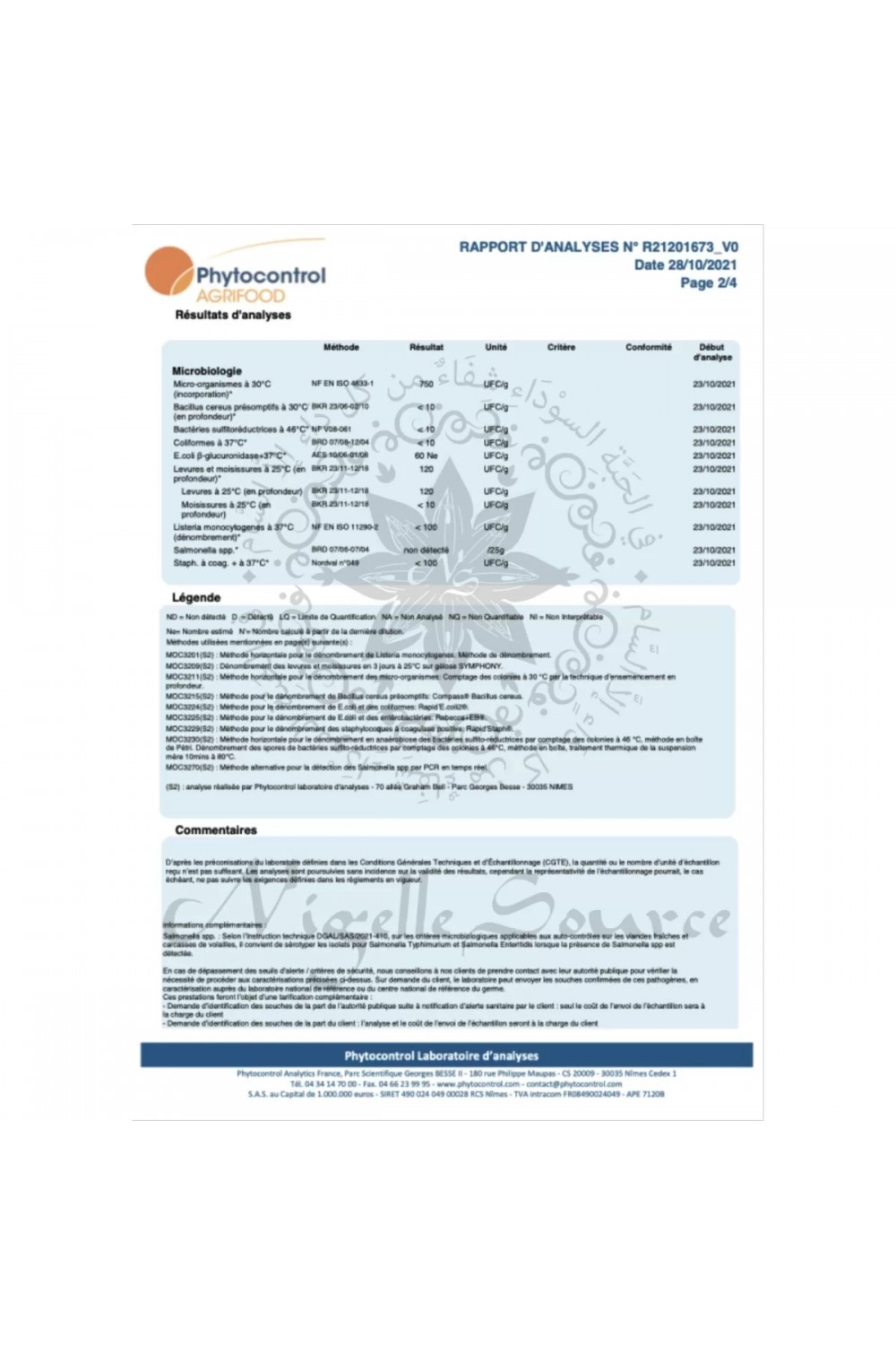 Egyptiläinen intialaisen kostuksen öljy 100ml Elintarvikekäyttöön - Nigelle Source-Huiles Naturelles-Safwa Boutique