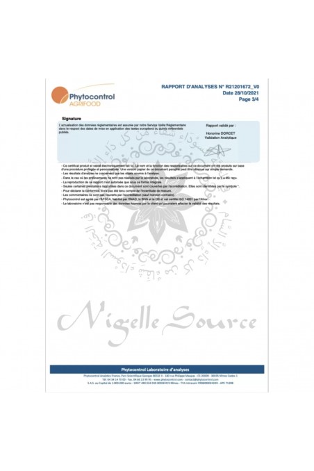 Aceite de Fenogreco de Egipto 100ml Uso Alimentario - Fuente de Nigella-Huiles Naturelles-Safwa Boutique