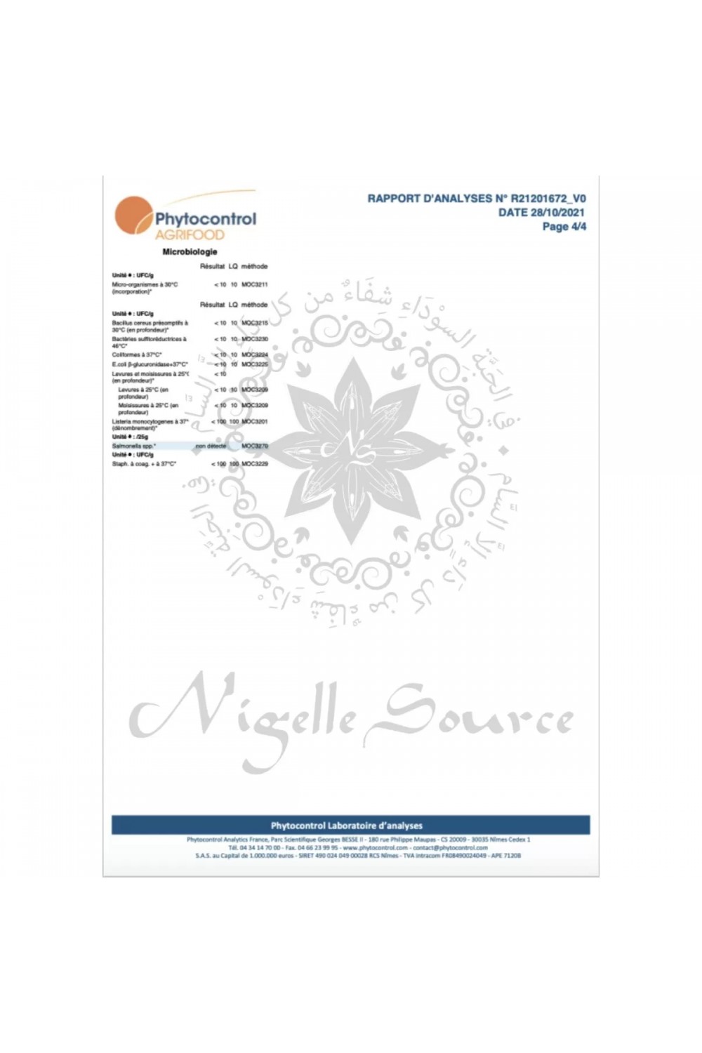 Olio di Fenugreek d'Egitto 100ml Uso Alimentare - Fonte di Nigella-Huiles Naturelles-Safwa Boutique