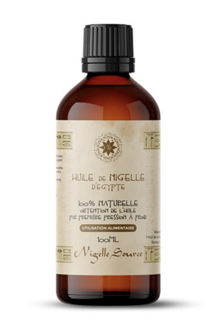 Økologisk Nigellaolie fra Egypten certificeret af Ecocert 100ml (NIGELLA SATIVA) - Nigella Kilde-Nigelle-Safwa Boutique