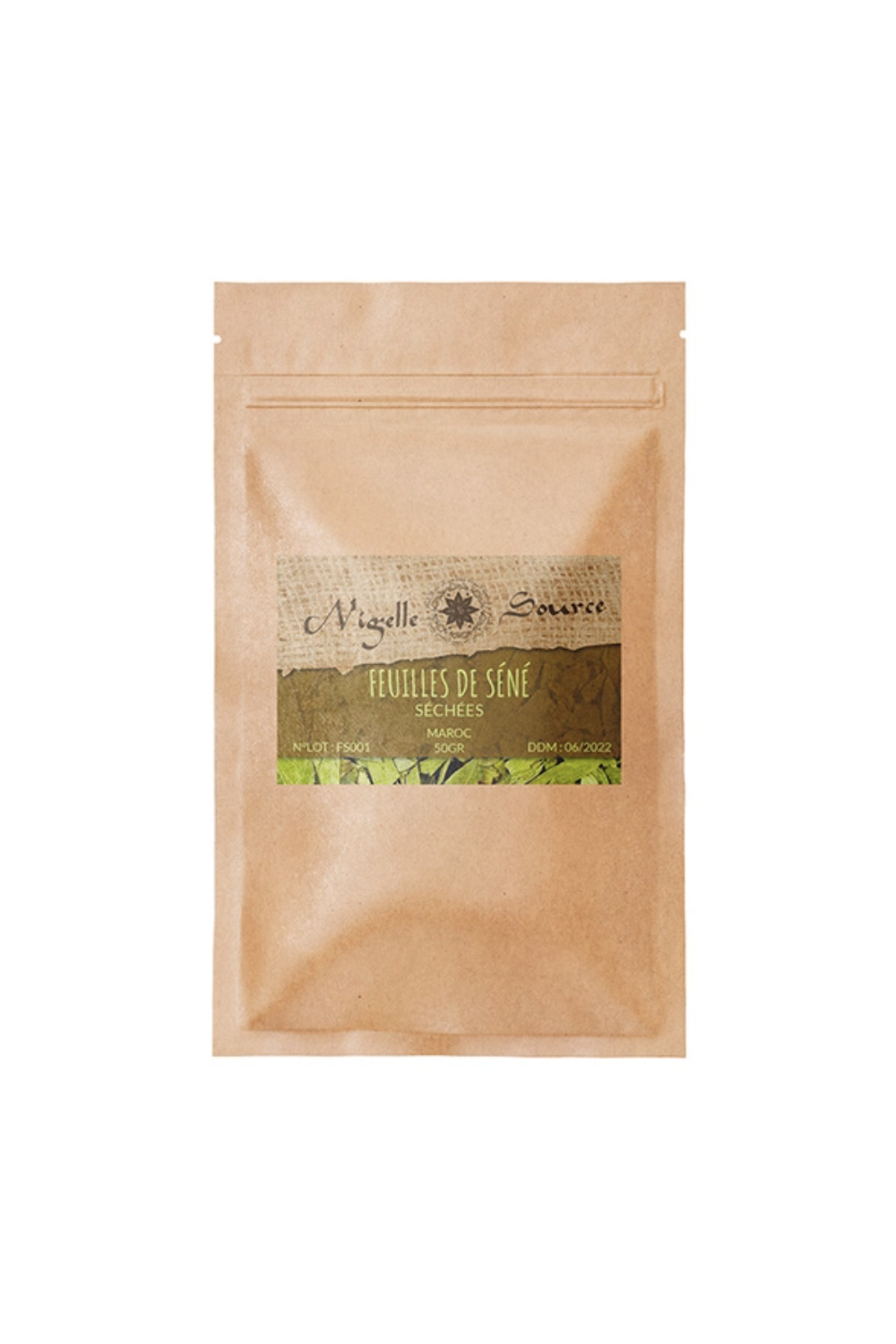 Foglie di sena (Sana makki) dall'Egitto 50g Uso Alimentare - Fonte di Nigella-Plantes medicinales-Safwa Boutique