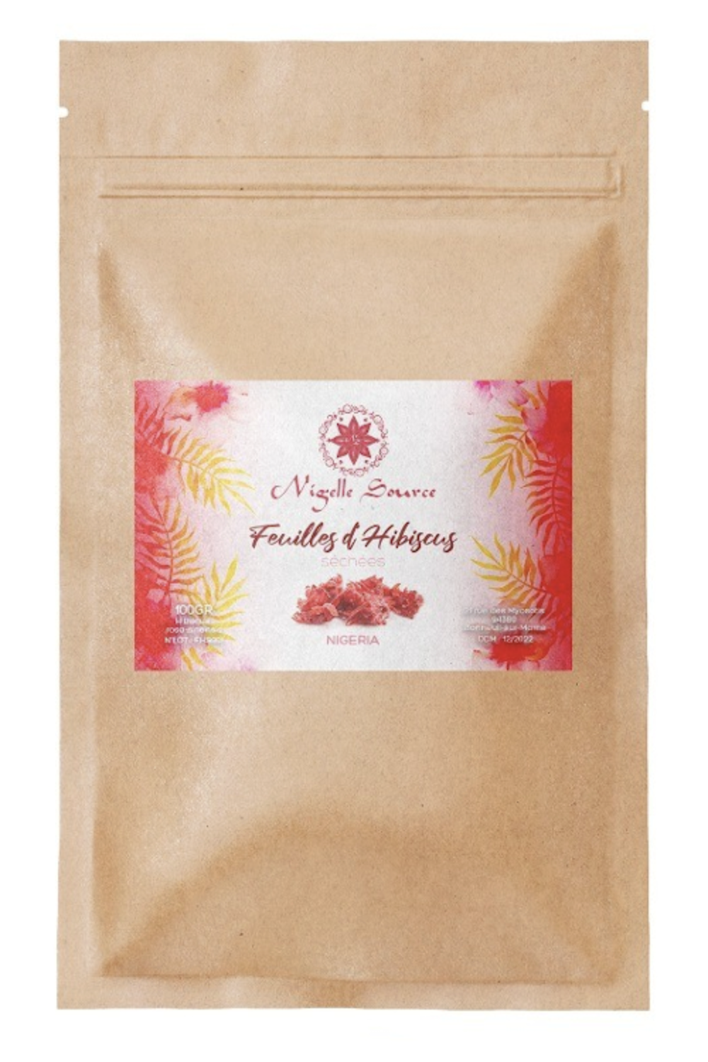 Egyptiske Hibiscus Blomster 100g Matbruk - Nigelle Kilde-Plantes medicinales-Safwa Boutique