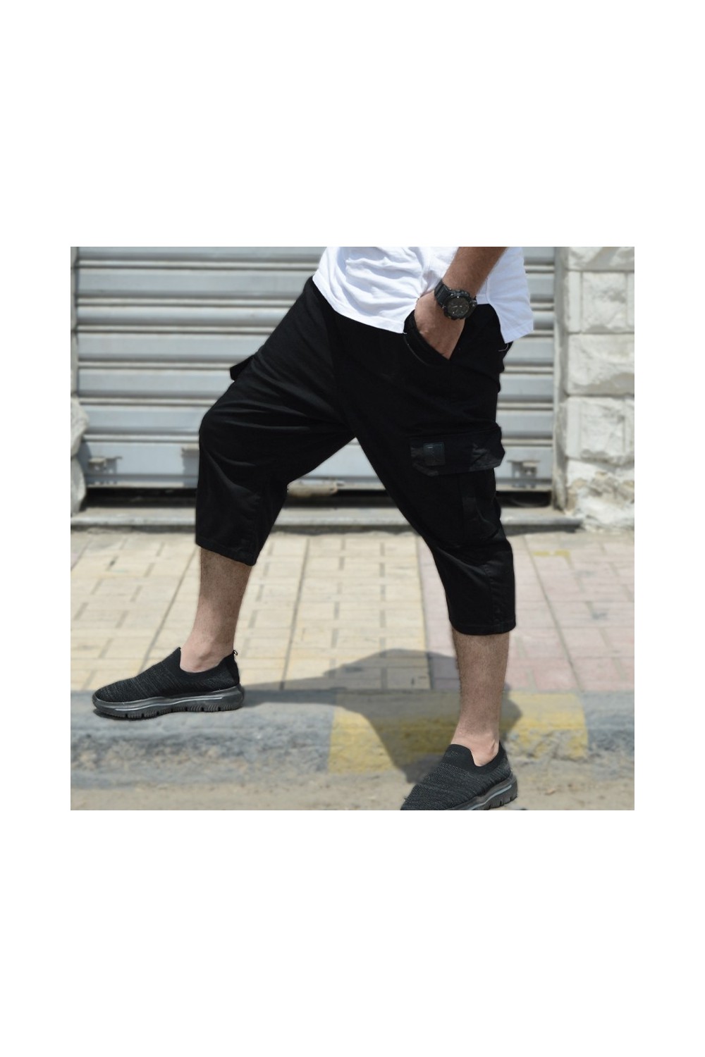 Cargo Capribyxor Rayane 11PT-Pantacourt-Safwa Boutique