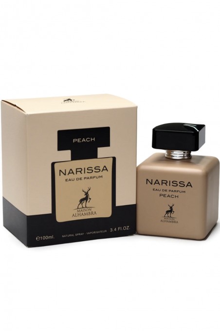Eau de Parfum Narissa Peach ALHAMBRA 100mL - Maison Alhambra Parfymer Dubai-Parfums Dubaï-Safwa Boutique