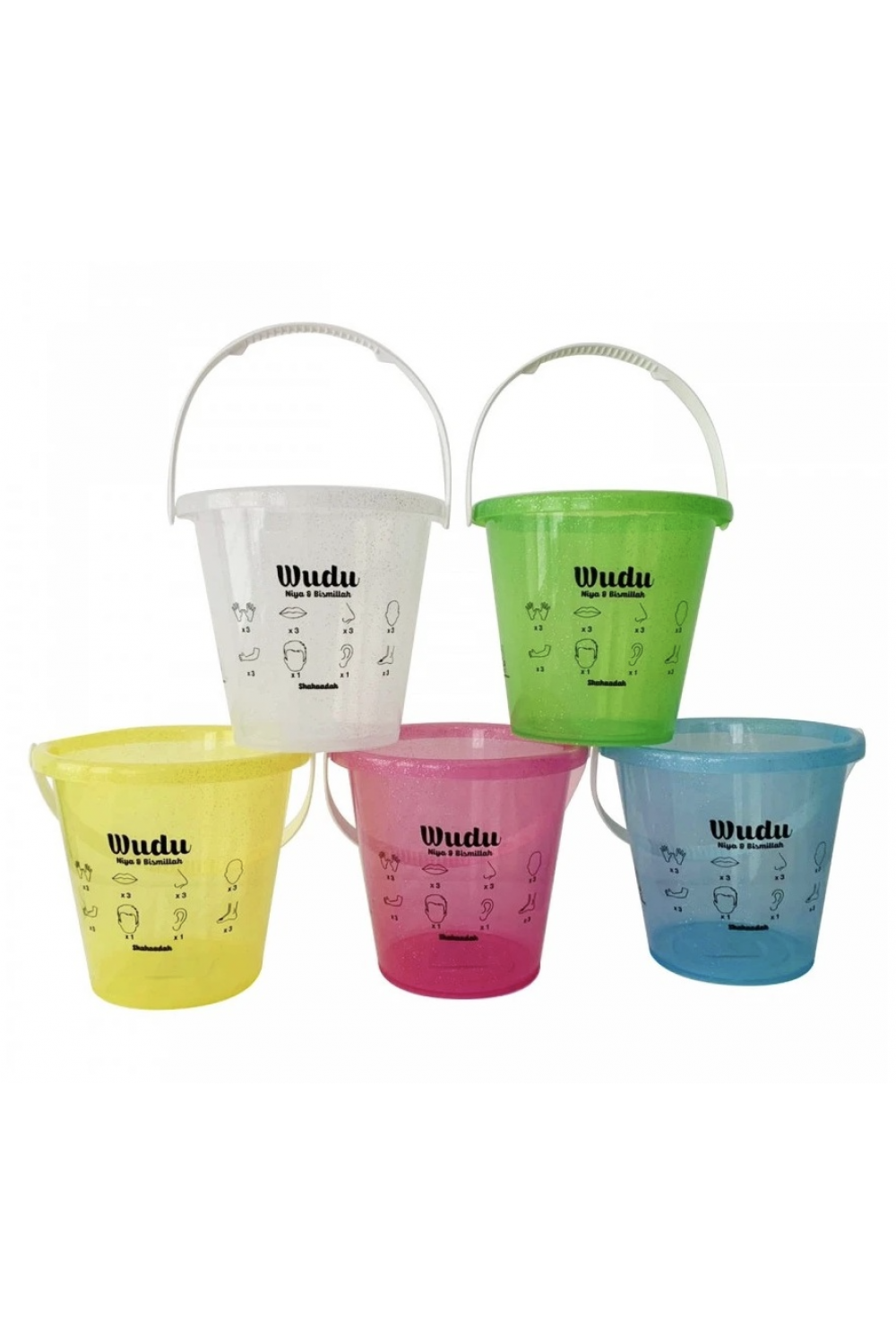 Cubo para las abluciones (Cubo Wudu) para niños y adultos - Hadieth Benelux-Bazar-Safwa Boutique