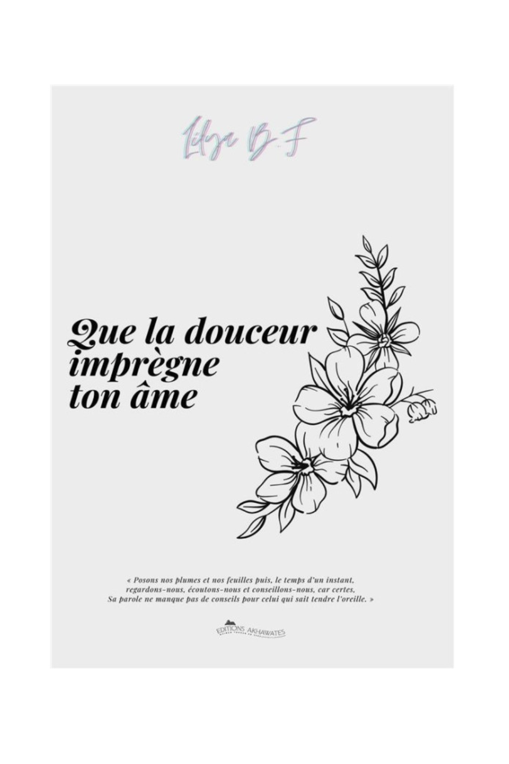 Che La Dolcezza Imprima La Tua Anima - Edizioni AKHAWATES-Enfant & Famille-Safwa Boutique