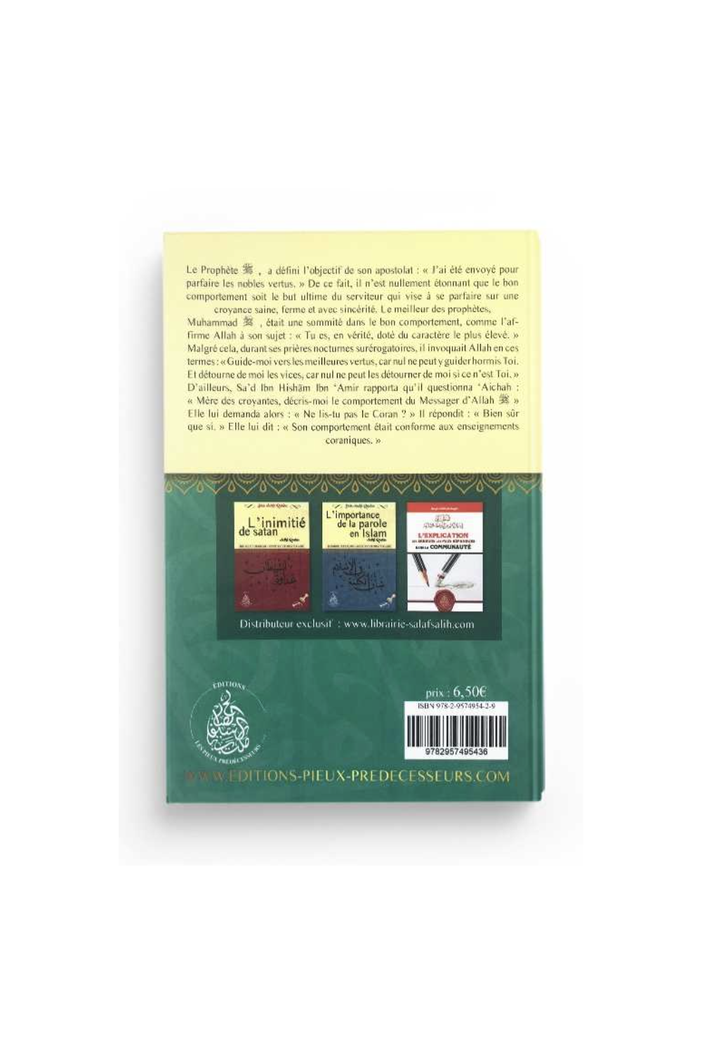 Det goda beteendet, av Sheikh Raslan - Utgåvor De Pious Föregångare-Rappels & Invocations-Safwa Boutique