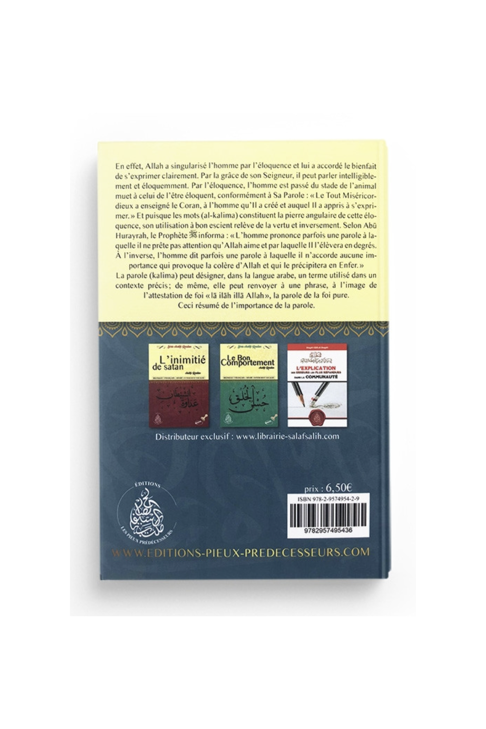 L'importanza della Parola nell'Islam, di Sheikh Raslan - Edizioni I Pii Predecessori-Rappels & Invocations-Safwa Boutique