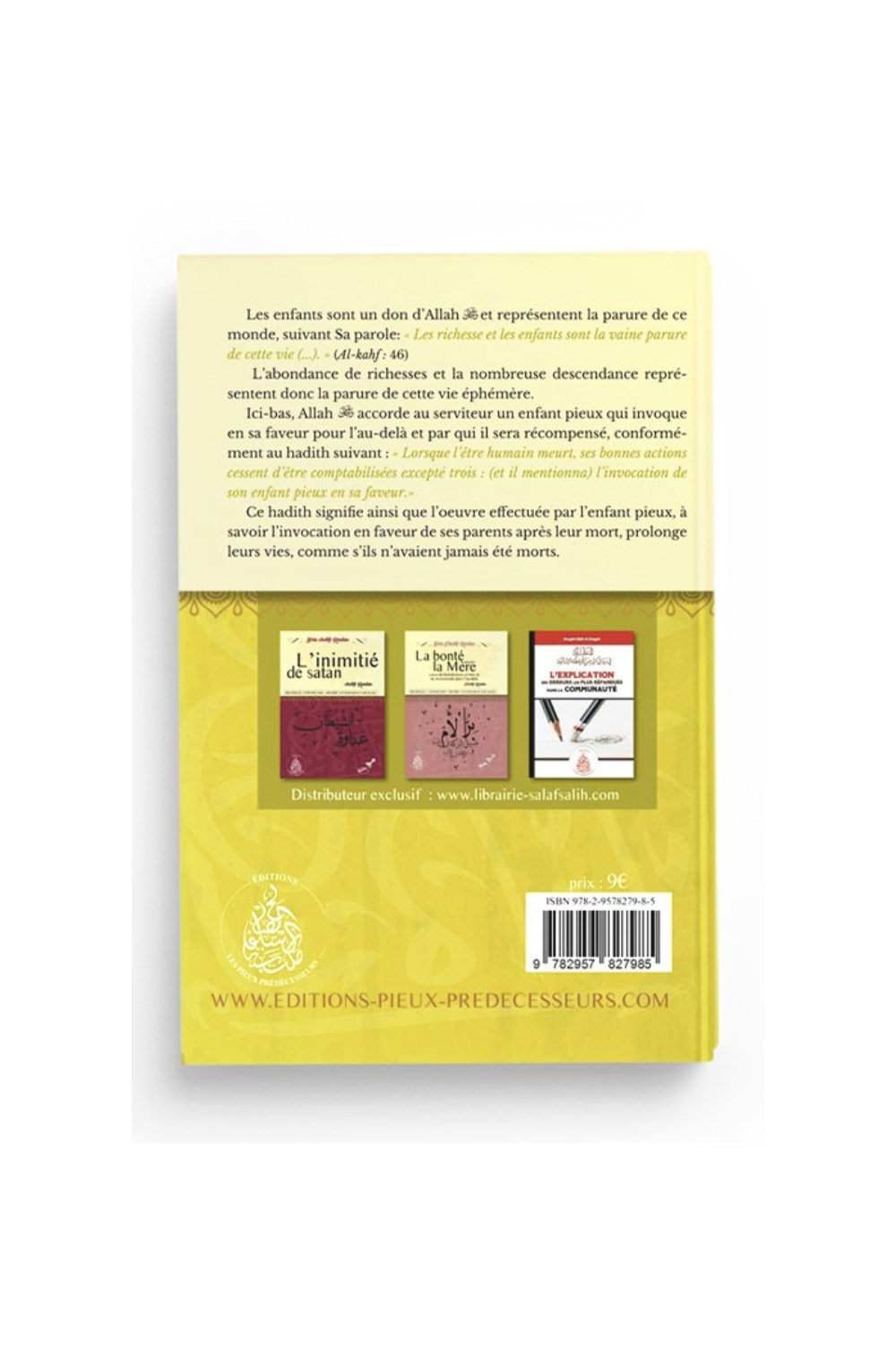 Børneopdragelse Ifølge Den Profetiske Metodologi Og Deres Rettigheder I Islam, Fra Tale I Islam, Sheikh Sheikh Raslan-Rappels & Invocations-Safwa Boutique