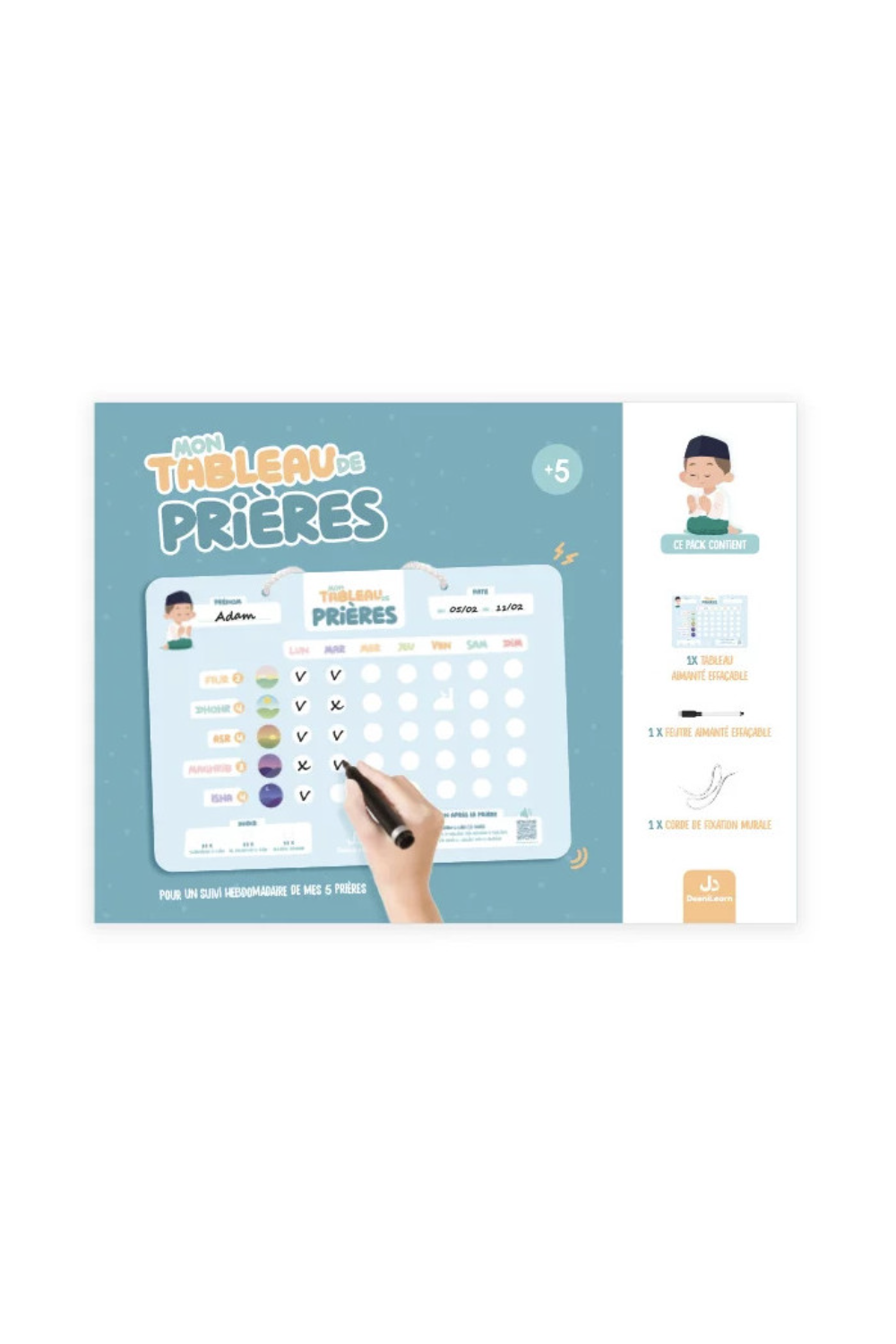 Mijn Gebedsbord - DeeniLearn EDITIE-Enfant & Famille-Safwa Boutique