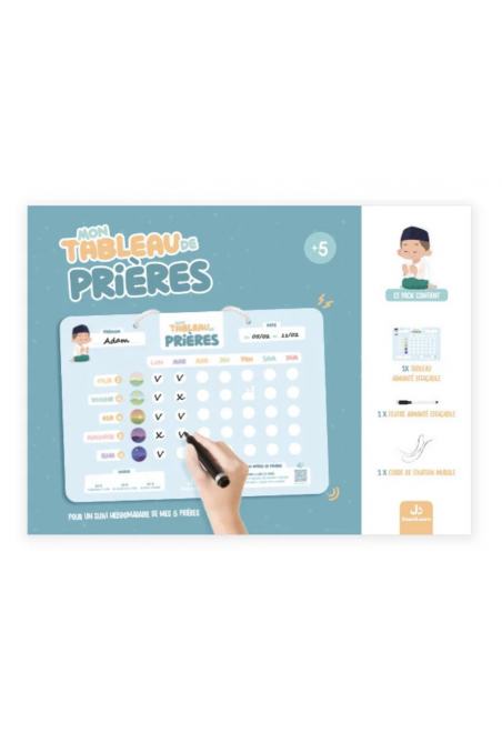 Mon Tableau De Prières - EDITION DeeniLearn-Enfant & Famille-Safwa Boutique