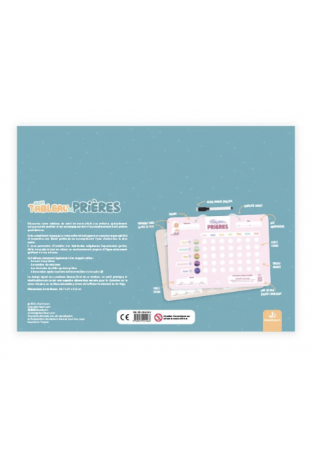 Mon Tableau De Prières - EDITION DeeniLearn-Enfant & Famille-Safwa Boutique