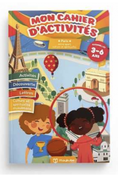 Min aktivitetsbok: Paris-utgave 3-6 år - Playkube-utgaver-Livres Enfants-Safwa Boutique