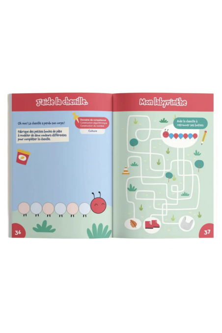 Mon cahier d'activités : Edition Paris 3-6 ans - Éditions Playkube-Livres Enfants-Safwa Boutique