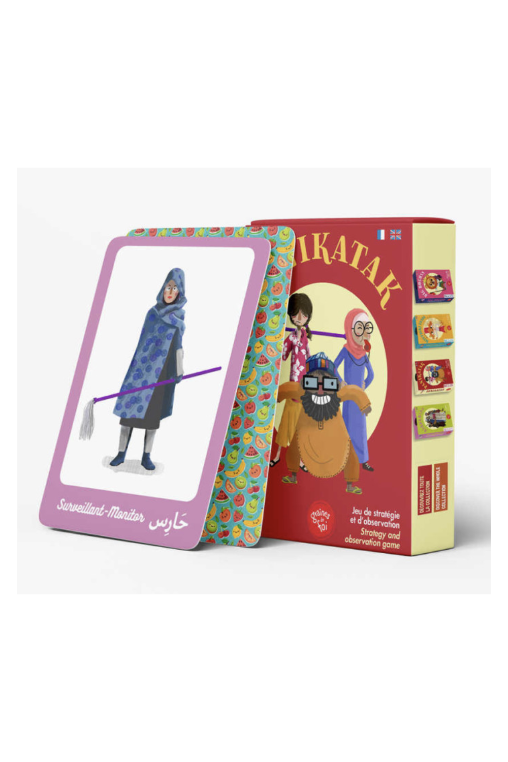 PanikAtak - Strategiespiel und Beobachtung (Französisch - Englisch - Arabisch) - AUSGABE Glaubenssamen-Kind & Familie-Safwa Boutique