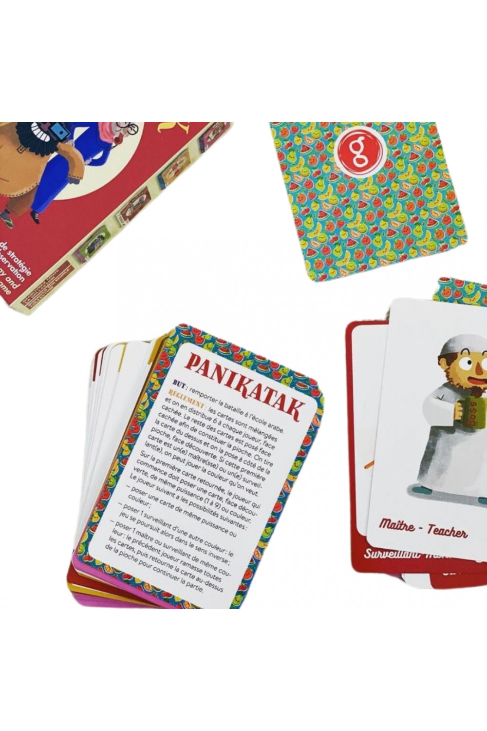 PanikAtak - Strategiespiel und Beobachtung (Französisch - Englisch - Arabisch) - AUSGABE Glaubenssamen-Kind & Familie-Safwa Boutique