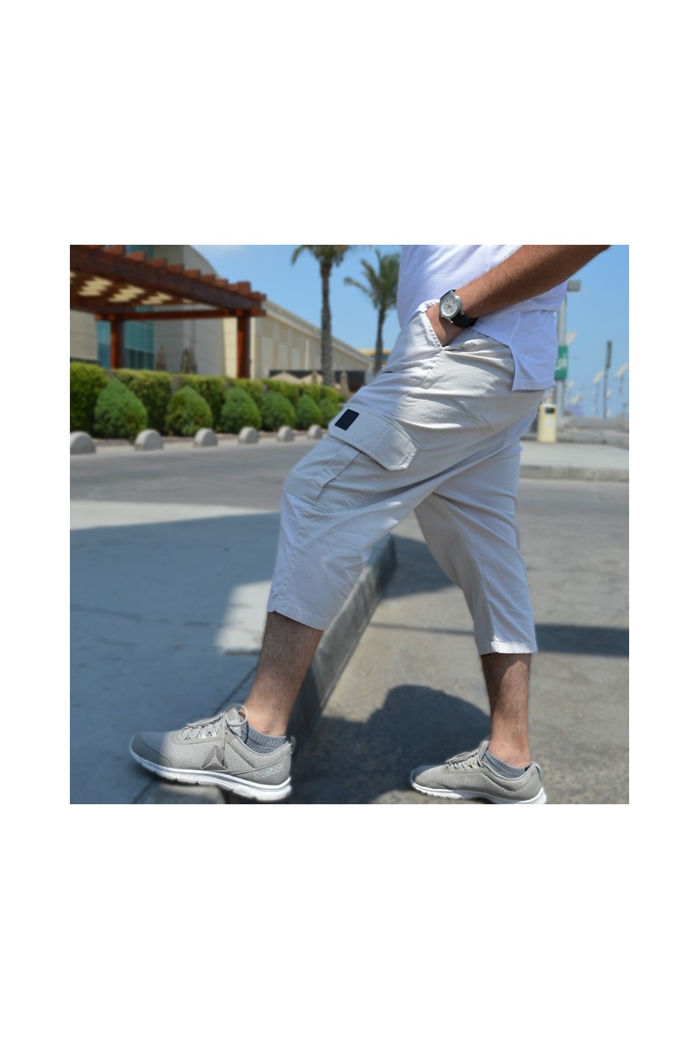 Cargo Capri-bukse Rayane 11PT-Pantacourt-Safwa Boutique