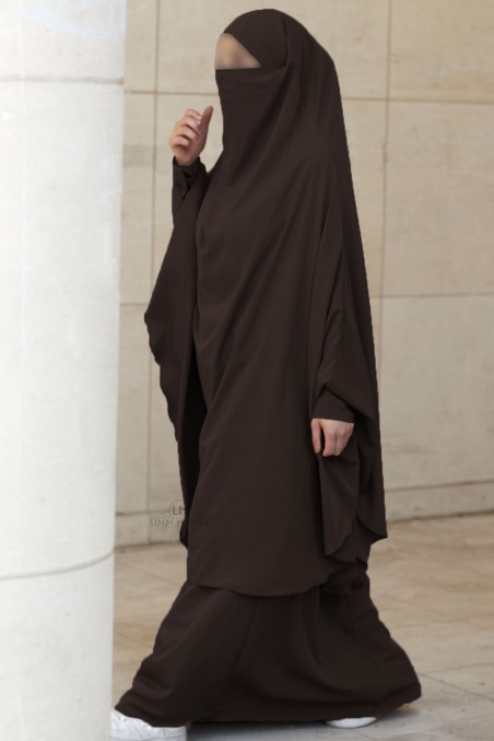Amira Jilbab mit 2 Schleiern – Umm Hafsa-jilbab & jilbabs-Safwa Boutique