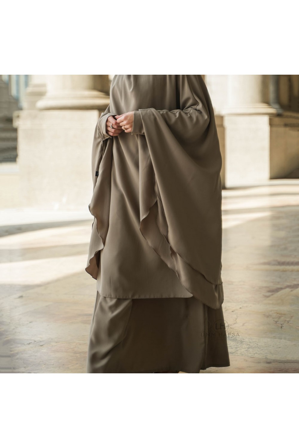 Amira Jilbab mit 2 Schleiern – Umm Hafsa-jilbab & jilbabs-Safwa Boutique