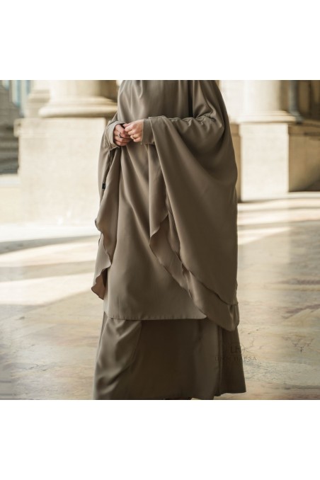 Amira Jilbab mit 2 Schleiern – Umm Hafsa-jilbab & jilbabs-Safwa Boutique