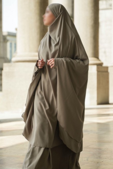 Jilbab Amira com 2 véus – Umm Hafsa-jilbeb & jilbab-Safwa Boutique