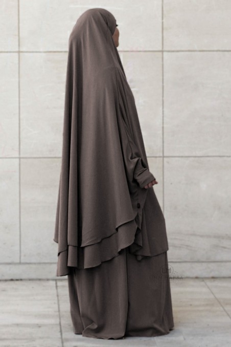 Amira Jilbab mit 2 Schleiern – Umm Hafsa-jilbab & jilbabs-Safwa Boutique