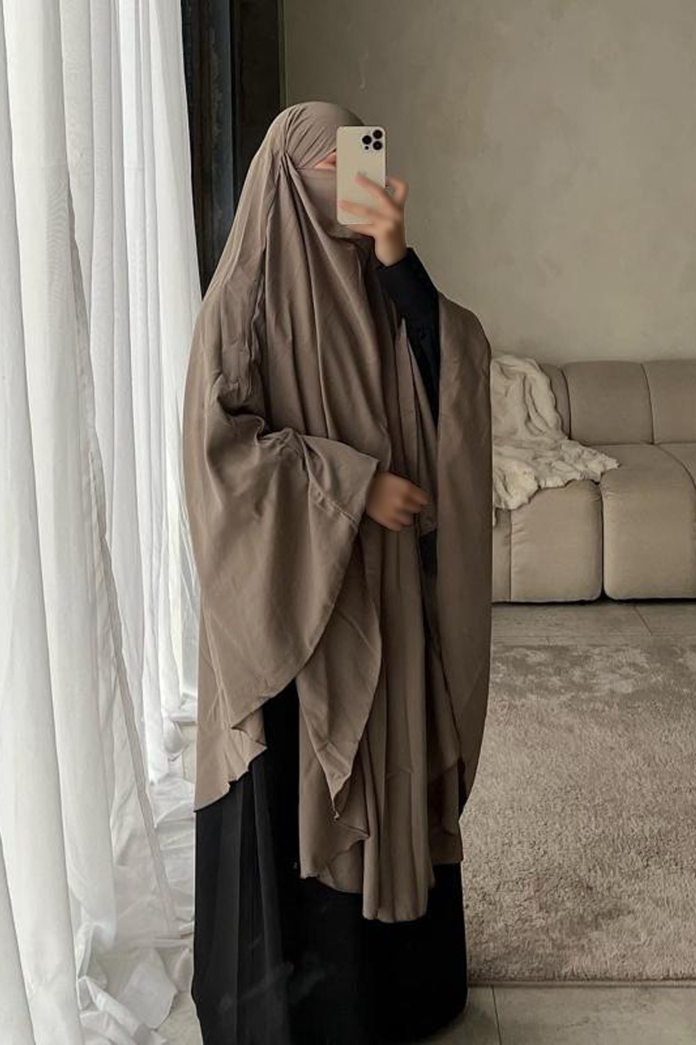 Schmetterlings-Khimar & Niqab Umm Hafsa-Hijab & Khimar-Safwa Boutique