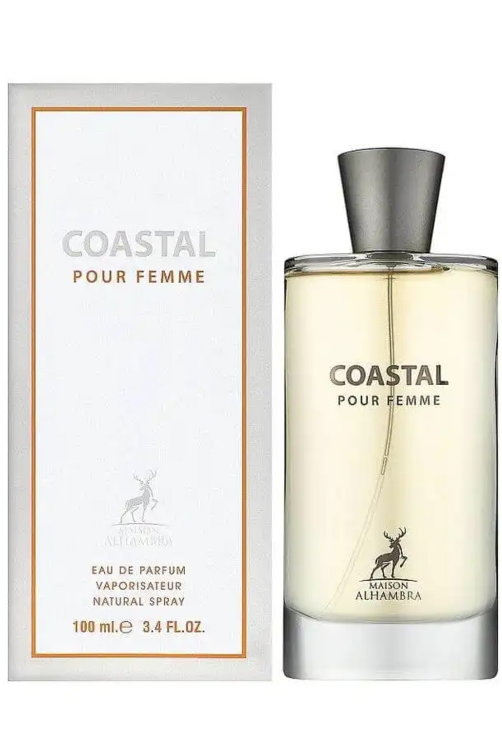 Eau de Parfum Coastal Para Mulher ALHAMBRA 100mL - Casa de Perfumes Alhambra Dubai-Parfums Dubaï-Safwa Boutique