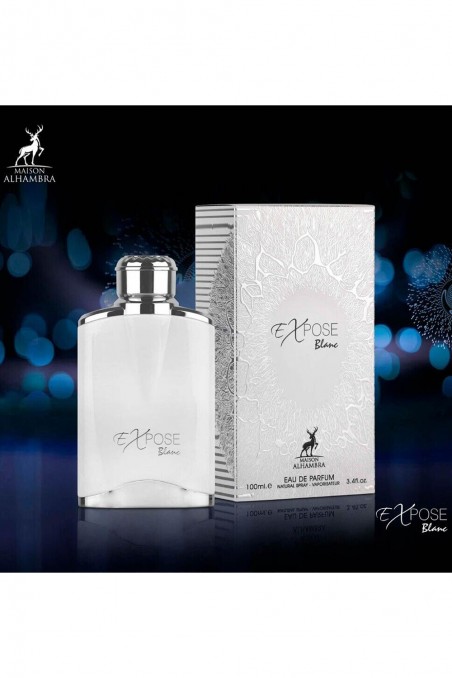 Eau de Parfum Expose Blanc ALHAMBRA 100mL - Maison Alhambra Parfymer Dubai-Parfums Dubaï-Safwa Boutique