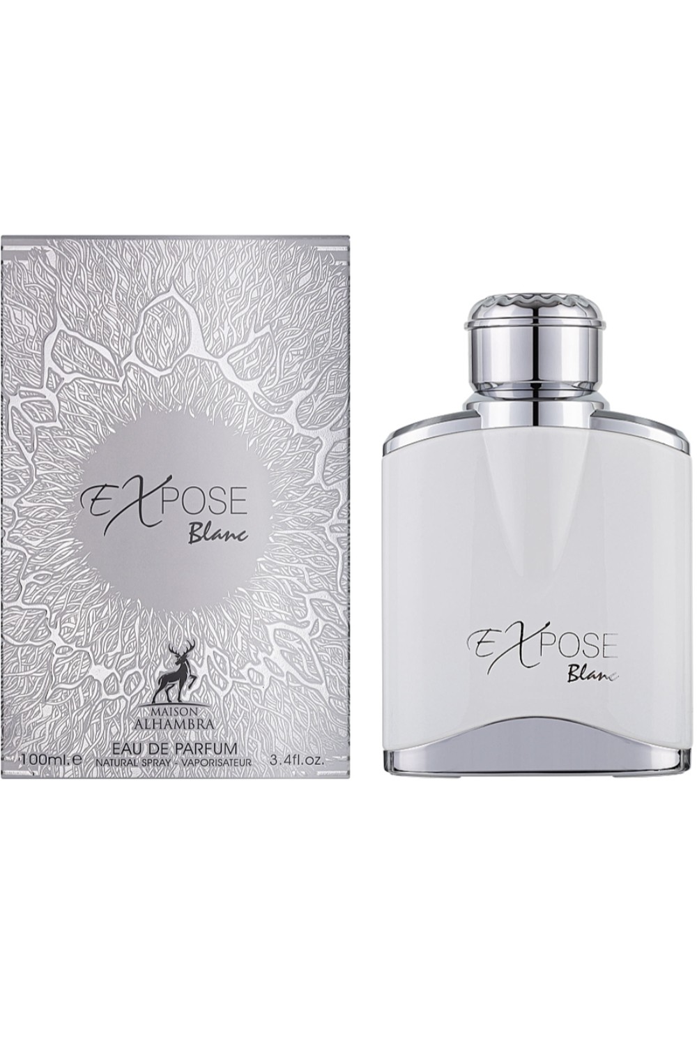 Eau de Parfum Expose Blanc ALHAMBRA 100mL - Maison Alhambra Parfumer Dubai-Parfums Dubaï-Safwa Boutique