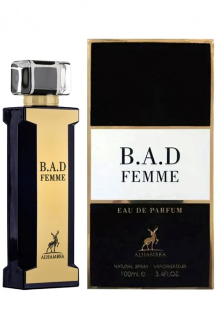 Eau de Parfum B.A.D Kvinne ALHAMBRA 100mL - Maison Alhambra Parfymer Dubai-Parfums Dubaï-Safwa Boutique