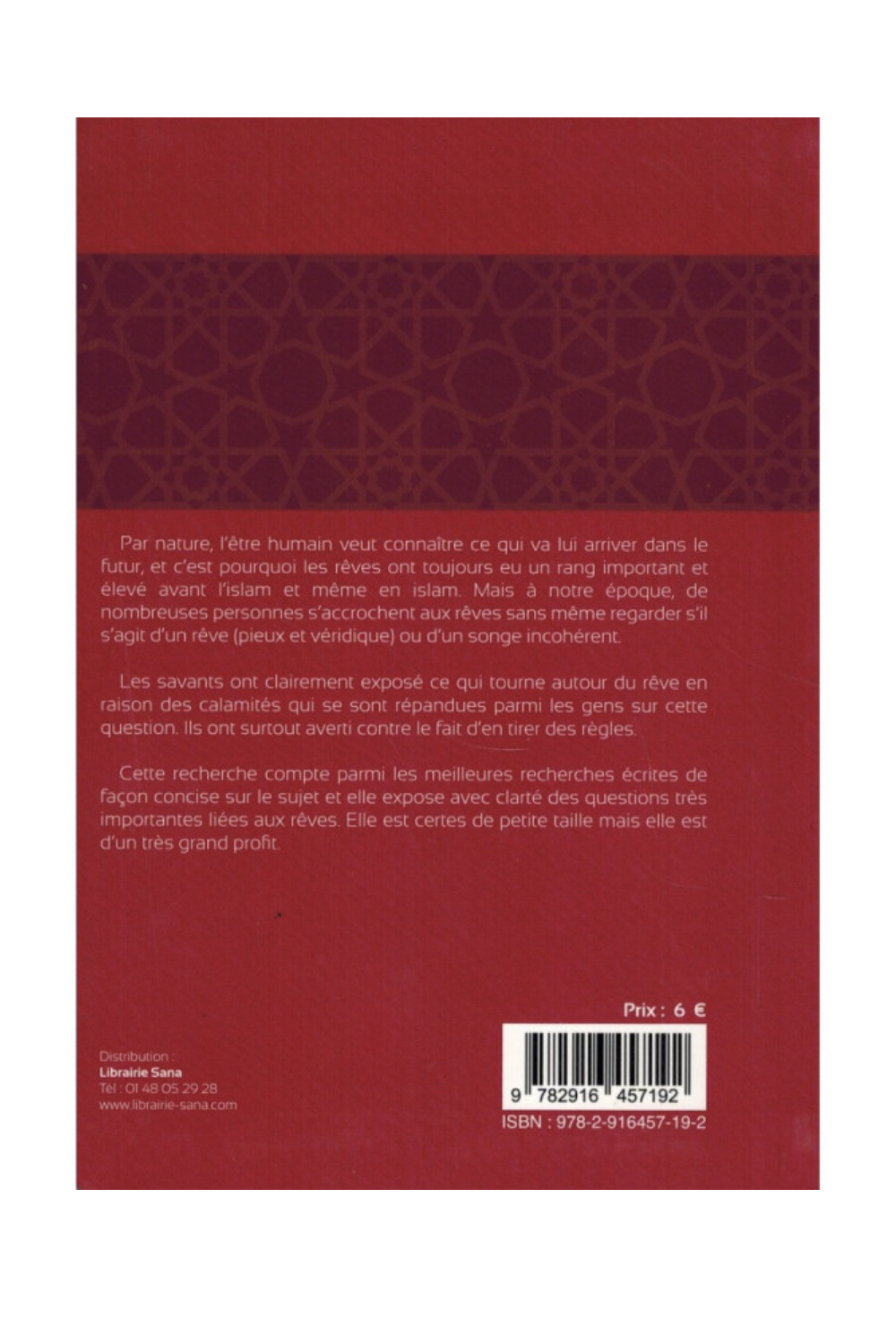 Tolkning av Drömmar: Viktiga Regler / Vanliga Misstag, av Ahmad An-Nâsîr - Tawbah Förlag-Rappels & Invocations-Safwa Boutique