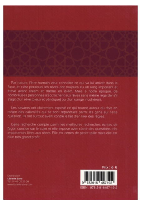 Tolkning av Drömmar: Viktiga Regler / Vanliga Misstag, av Ahmad An-Nâsîr - Tawbah Förlag-Rappels & Invocations-Safwa Boutique