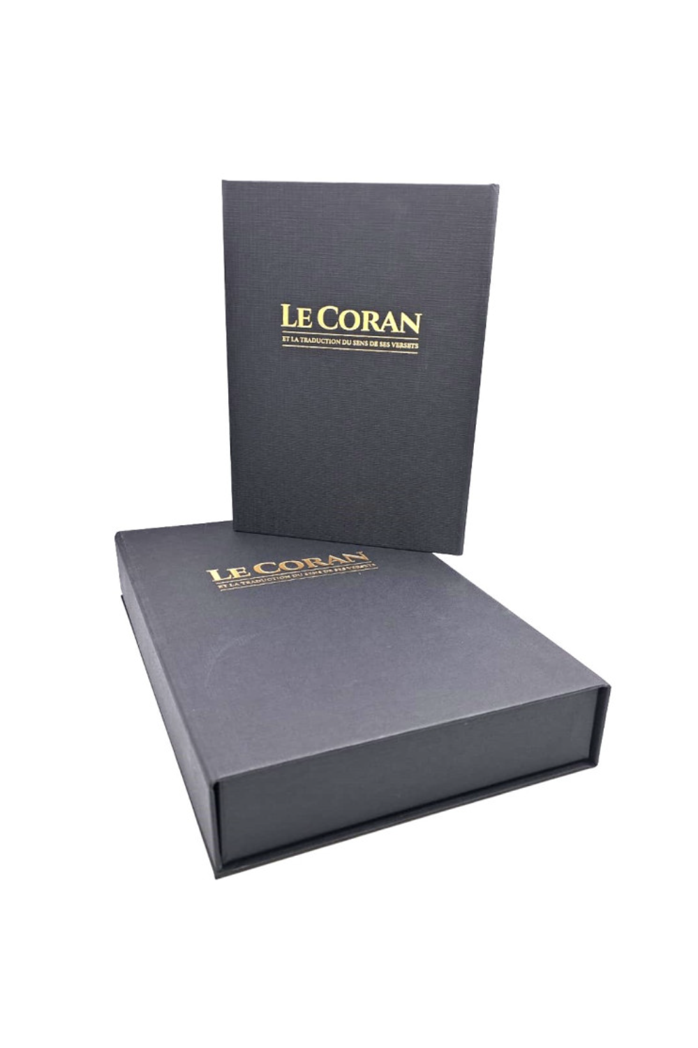 Cofanetto Il Corano e la traduzione dei sensi in francese - Edizioni Tawbah-Coffrets Coran-Safwa Boutique