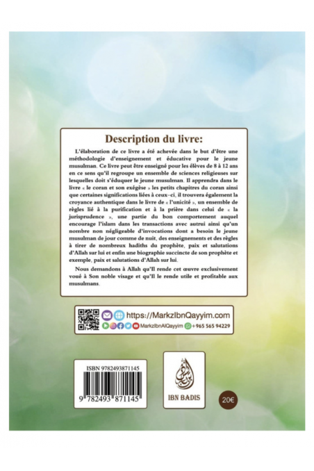 Il Tesoro Prezioso Nell'Impostazione delle Basi per i Principianti - Edizione IBN BADIS-Apprendre l'arabe-Safwa Boutique