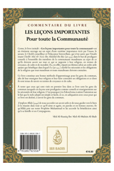 Commentaire Du Livre Les Leçons Importantes Pour Toute La... 2