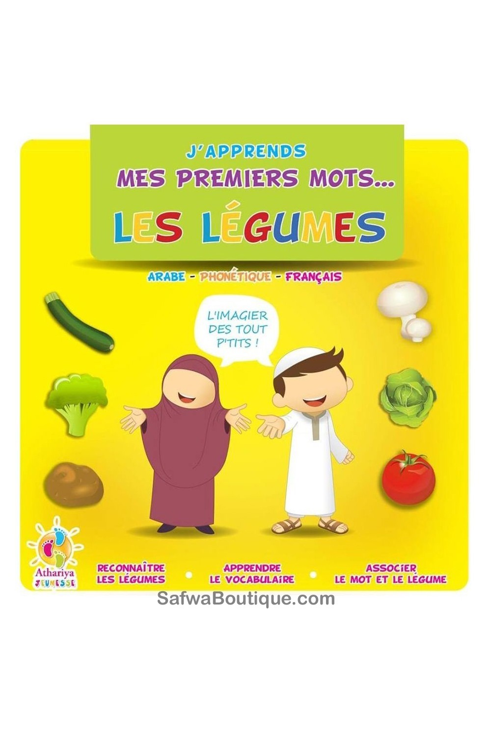 Opiskelen ensimmäiset sanani KASVIKSET - Dar Athariya Kids-Livres Enfants-Safwa Boutique