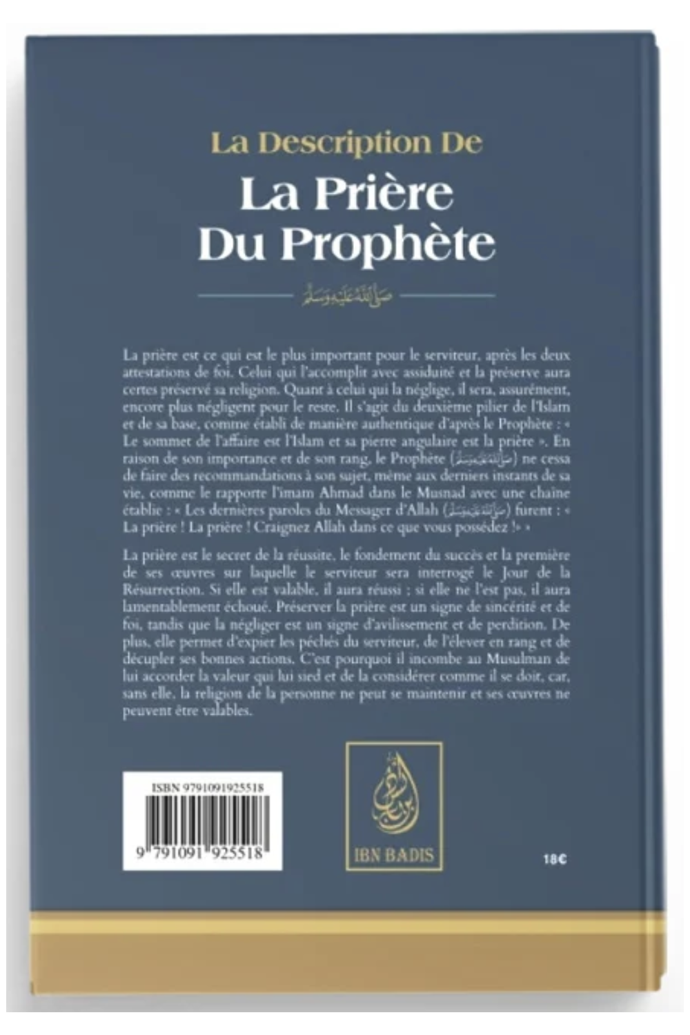 Die Beschreibung des Gebets des Propheten, von Muqbil Ibn Hadi Al-Wadi'i - Ausgabe IBN BADIS-Fiqh-Safwa Boutique
