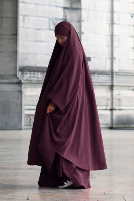 Grote tweedelige jilbab “ROK” Umm Hafsa-jilbeb & jilbab-Safwa Boutique