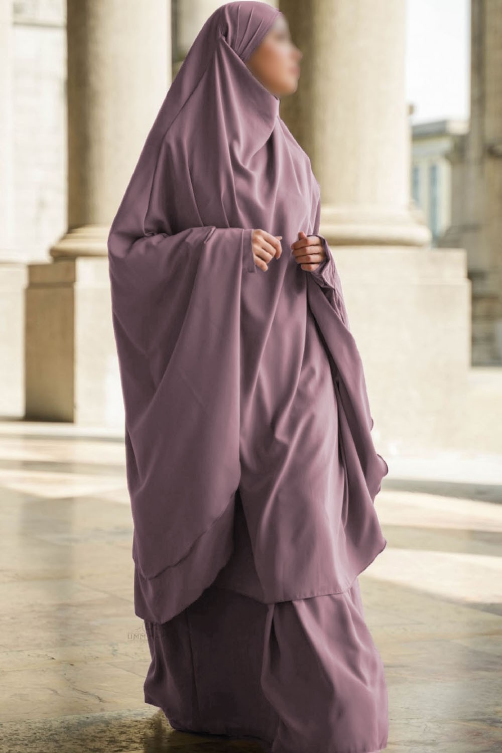 Amira Jilbab mit 2 Schleiern – Umm Hafsa-jilbab & jilbabs-Safwa Boutique