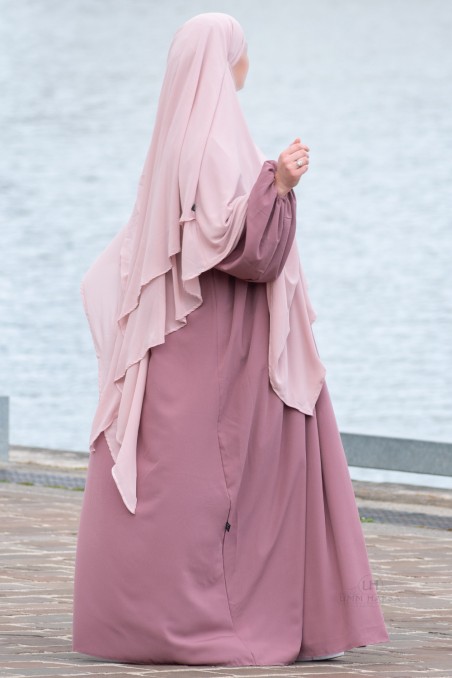 Abaya med ballongermer Umm Hafsa-Abaya & Robe-Safwa Boutique