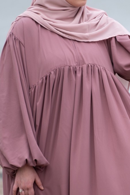 Umm Hafsa Balloon Sleeve Abaya-Abaya & Dress-Safwa Boutique