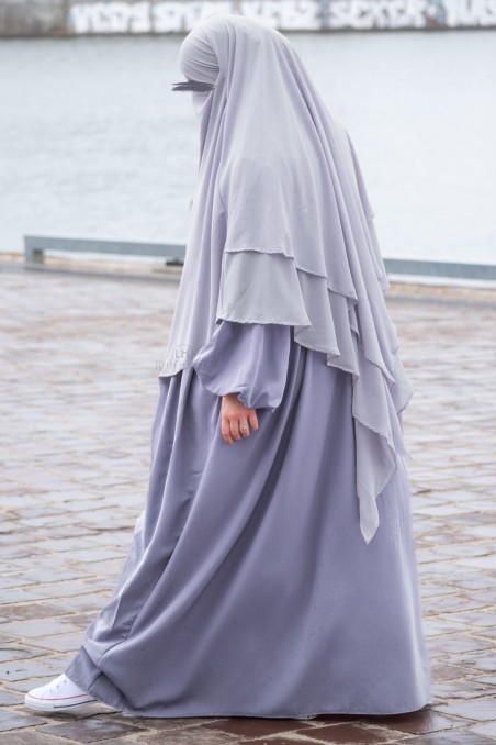 Abaya met ballonmouwen Umm Hafsa-Abaya & Robe-Safwa Boutique